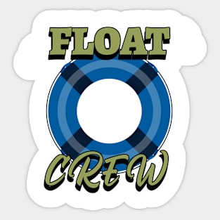 Float Crew Tubing Sticker